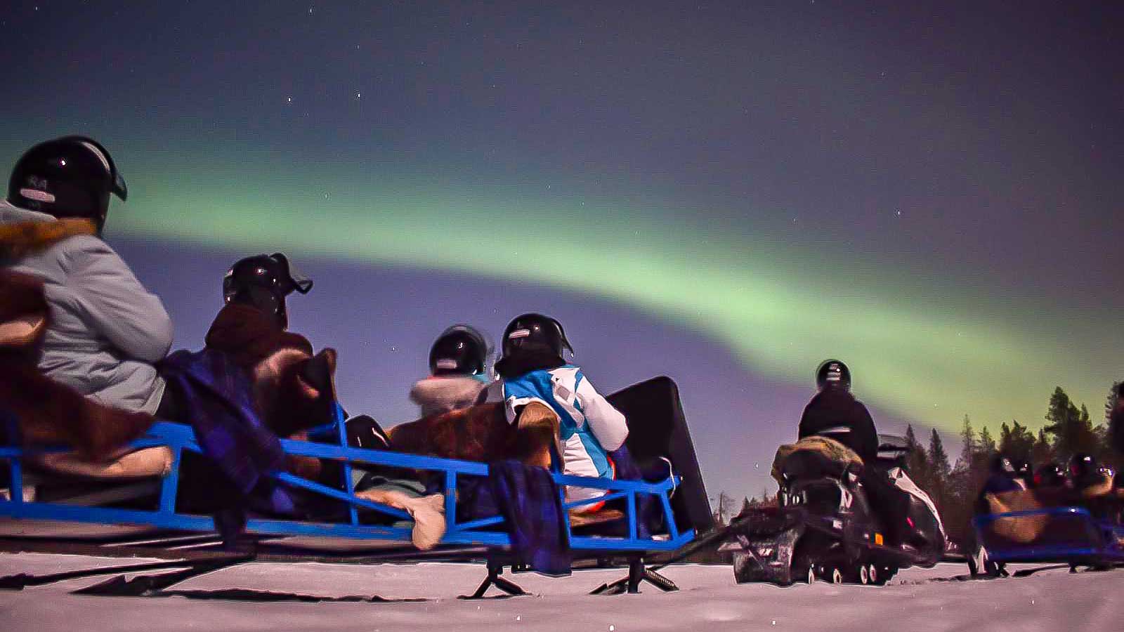 Sledetocht onder de sterren